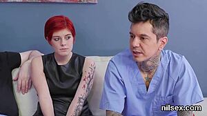 Nasty teen 18+ dragged to butthole loony bin for brutal therapy