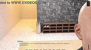 Redhead Slut Whore Submits to Male Dom in Knockout Master Gameplay, Sucking Cock and Missionary Fucking