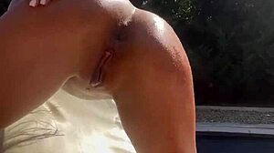 Monika Fox Masturbates and Squirts Outdoors