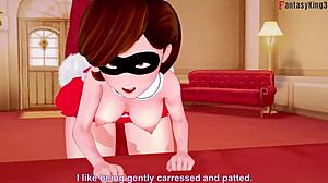 elastigirl fucks the wrong santa in incredibles full movie with see through