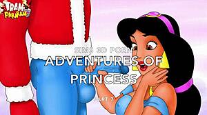 What happens to the princess in Sims 3D Porn Episode 7 Adventures Part 5 Finale?