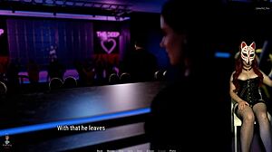 Stripper gives blowjob in deep eve 7 game