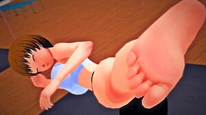 sexy chi dominates intense workout game