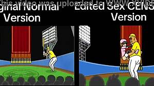 Side of the difference of rhythm heaven fever original normal version vs sex censored version