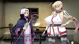 horny heroine ingrid plays with huge tits in episode 2