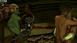 Kano and Johnny Cage Clash in Steamy Gay Action