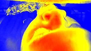 in this homemade pov, the fat girl gives a sloppy interracial blowjob and handjob leading to cumshot