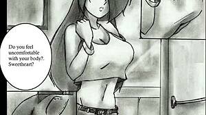 giantess growth breast expansion animated comic compilation 2