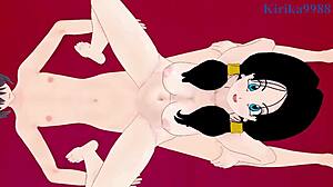 android 18 and videl going hard in dragon ball hentai! 🔥💦