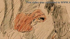 Bold Vintage Erotic Art Featuring Antique Cartoon Anime Hentai