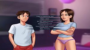 i'm playin summer time saga unc part 27 with massive jenny, she's huge