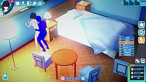 In Koikatsu, she RIDES mechacle big tits in SEX