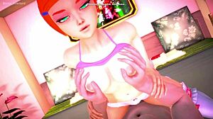 Gwen Tennyson Feels Excited in Secret Night, Ready for Passionate Sex in Ben 10 Hentai