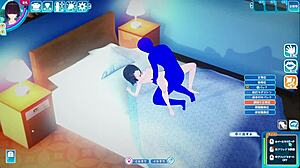 In Koikatsu, she RIDES mechacle big tits in SEX