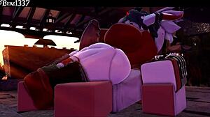 Succubus Thighjob in 3D Hentai