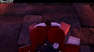 Succubus Thighjob in 3D Hentai