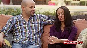 Joe and Kristen start with poolside foreplay among other swinging couples. Things heat up fast.