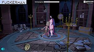 Gameplay Reveal - Fuckerman Ero Ring with Rough Anal Action