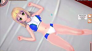 Koikatsu scoolgirl at the infirmary