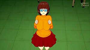 velma dinkley solves mystery using her tight pussy