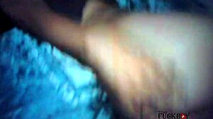 Brunette screams during close-up anal creampie for boss only.