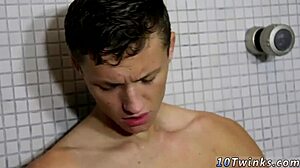 Young Boy Enjoys Full Video In Bathroom With Friends