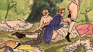 Bold Vintage Erotic Art Featuring Antique Cartoon Anime Hentai