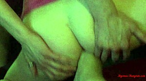 Best anal fingering with monster cock