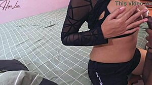 Horny Asian girl lures friend for dinner and wild sex