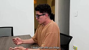 Curvy Latina Daniela Andrea Fucks Candidate for Job in Interview