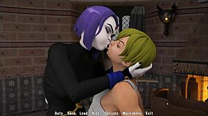 Did raven make sanji swallow his own cum?