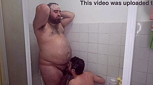 fucking bareback in the shower teaser with young 18+ ass and big cock
