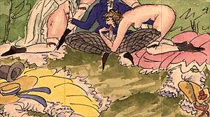 Bold Vintage Erotic Art Featuring Antique Cartoon Anime Hentai