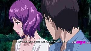 My crush gets banged by the group in rough hentai domination