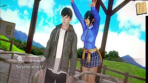 Detailed scenes in Academy 15 hentai game.