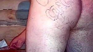 Crazy Russian Gay With Big Ass And Painted Lips Tests Anal Strength With Butter Pack