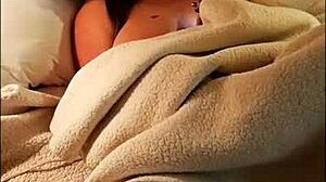 Mom Masturbates While Watching Her Young 18+ Friend Jerk Off In The Bedroom