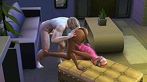 Nicki M Rides Cock of Lucky Fan - 3D Hentai!