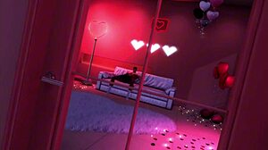 Slutty waifu surprises her boyfriend for a romantic night on valentines day