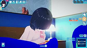 In Koikatsu, she RIDES mechacle big tits in SEX