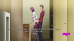 My crush gets banged by the group in rough hentai domination