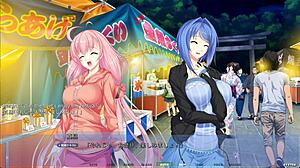 In akumeru family harem route, dual step-sisters titfuck the protagonist