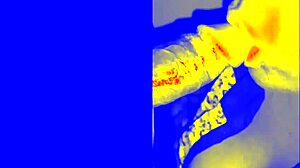 in this homemade pov, the fat girl gives a sloppy interracial blowjob and handjob leading to cumshot