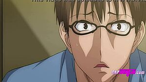 My crush gets banged by the group in rough hentai domination