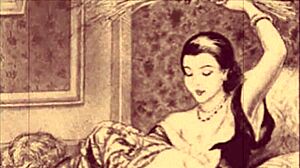 I really like this vintage illustration, it's quite erotic