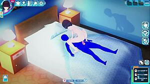 In Koikatsu, she RIDES mechacle big tits in SEX