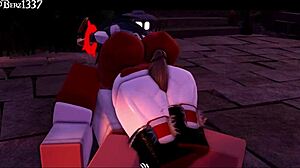 Succubus Thighjob in 3D Hentai