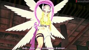 angel woman evolves to get fucked in pov, free digimon fantasy hentai cartoon porn