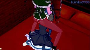 garie and maria intense futanari sex 😍