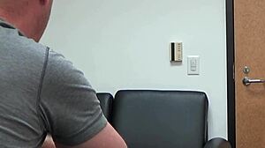 Carrie b casting pov hardcore interview with blonde slut pussy and cock action